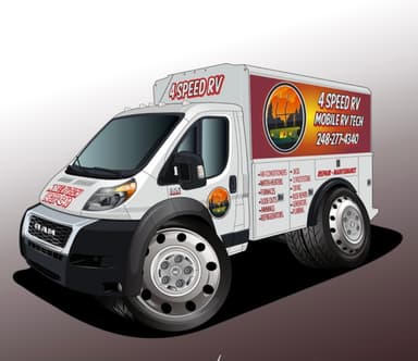 4 SPEED RV logo