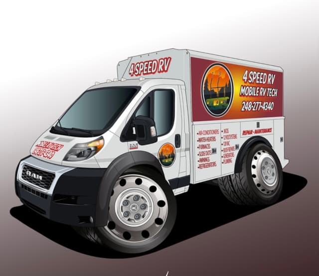 4 SPEED RV logo