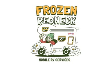 Frozen Redneck RV logo