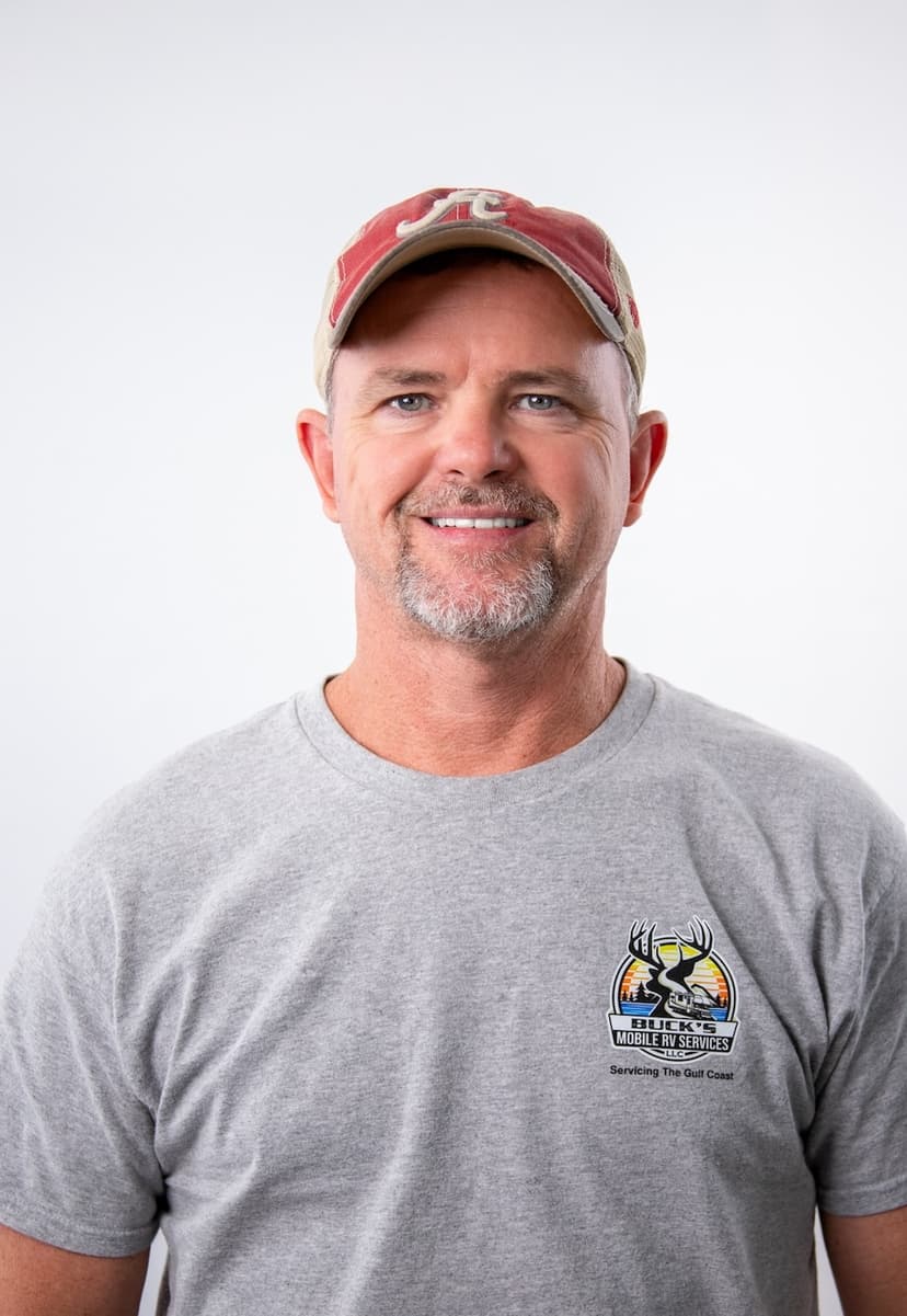BUCK’S MOBILE RV SERVICES is a Certified RVTAA Technician serving Spanish Fort, AL and surrounding areas within 75 miles