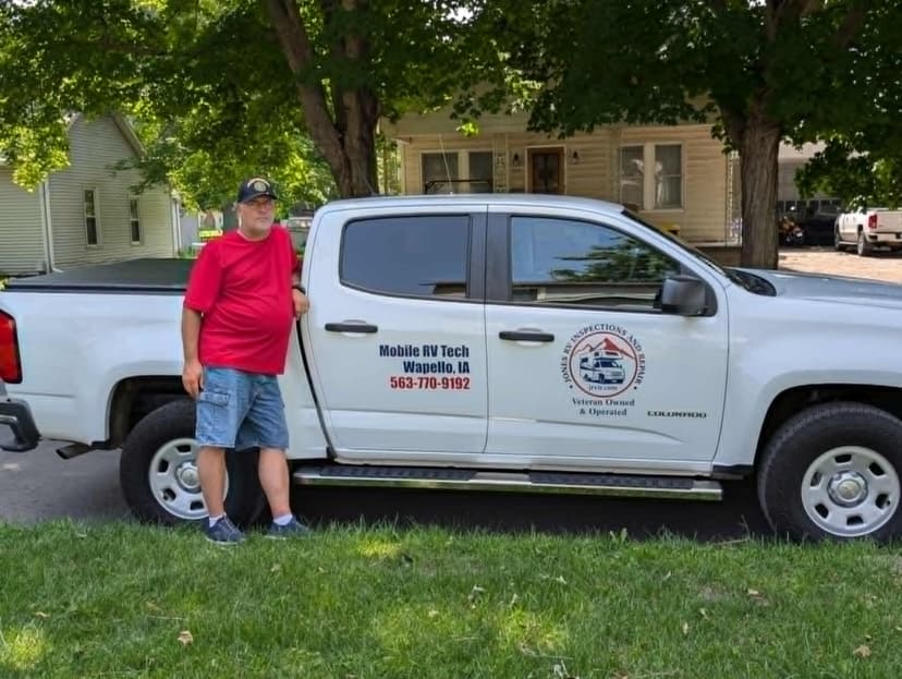 Jones RV Inspection and Repair is a Certified RVTAA Technician and a Certified NRVIA Inspector serving Wapello, IA and surrounding areas within 60 miles
