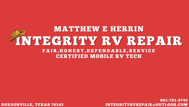 INTEGRITY RV REPAIR logo