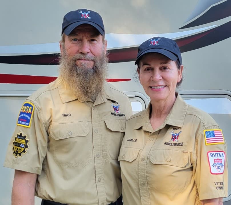 Niko & Shellie Vandevoorde is a Certified RVTAA Technician serving Bishop, GA and surrounding areas within 35 miles