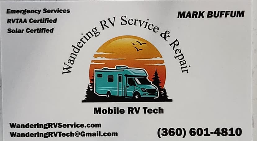 Mark Buffum is a Certified RVTAA Technician serving Vancouver, WA and surrounding areas within 25 miles