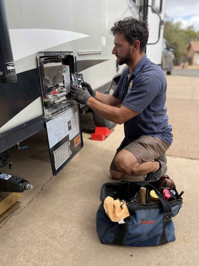 Camper Alex RV is a Certified RVTAA Technician serving Leander, TX and surrounding areas within 30 miles