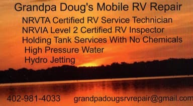Grandpa Doug's Mobile RV Repair logo