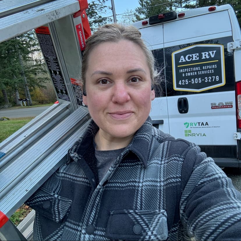 ACE RV is a Certified RVTAA Technician and a Certified NRVIA Inspector serving North Bend, WA and surrounding areas within 100 miles