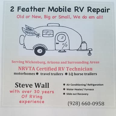 2 Feather Mobile RV Repair logo
