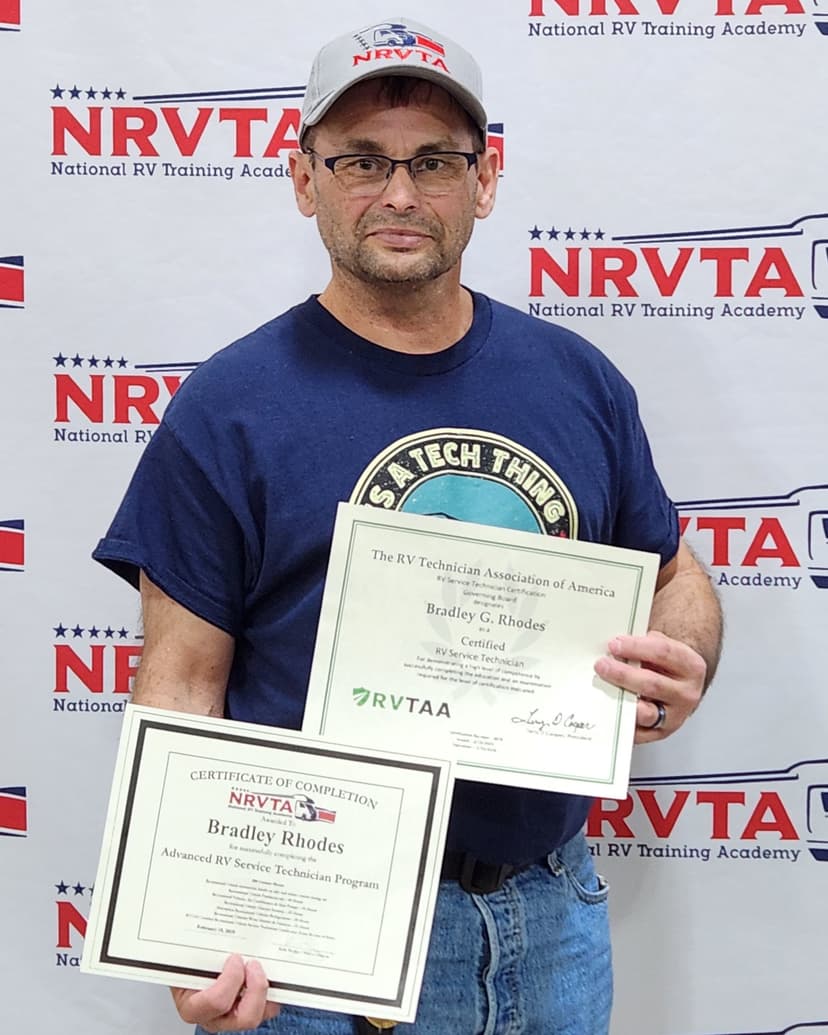 Happy Camper Mobile RV Repair is a Certified RVTAA Technician serving Mountain Grove, MO and surrounding areas within 50 miles