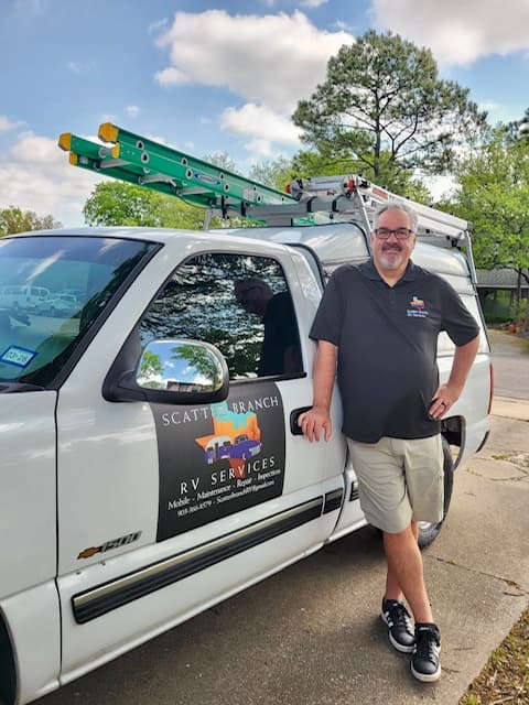 Scatter Branch RV Services is a Certified RVTAA Technician and a Certified NRVIA Inspector serving Greenville, TX and surrounding areas within 50 miles