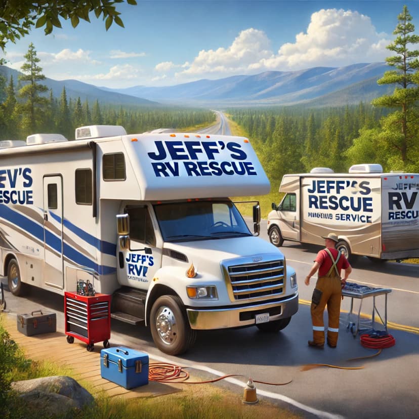 Jeffs RV Rescue is a Certified RVTAA Technician serving Chandler, TX and surrounding areas within 75 miles