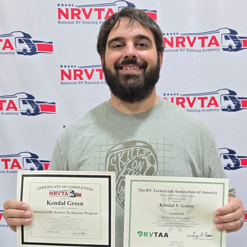 Blue Bonnet RV Solutions is a Certified RVTAA Technician and a Certified NRVIA Inspector serving Mount Pleasant, Texas and surrounding areas within 75 miles
