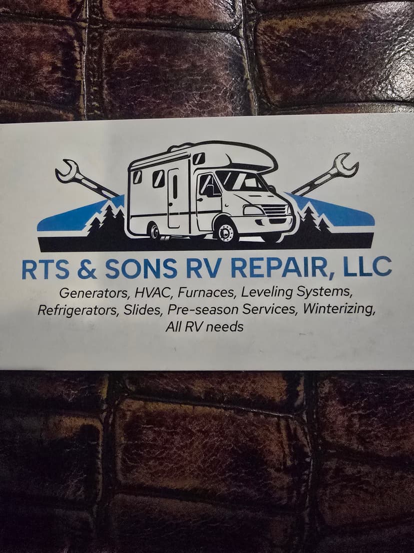 Rts and sons rv is a Certified RVTAA Technician serving Ellisville, MS and surrounding areas within 100 miles
