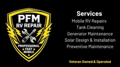 PFM RV Repair & Services logo