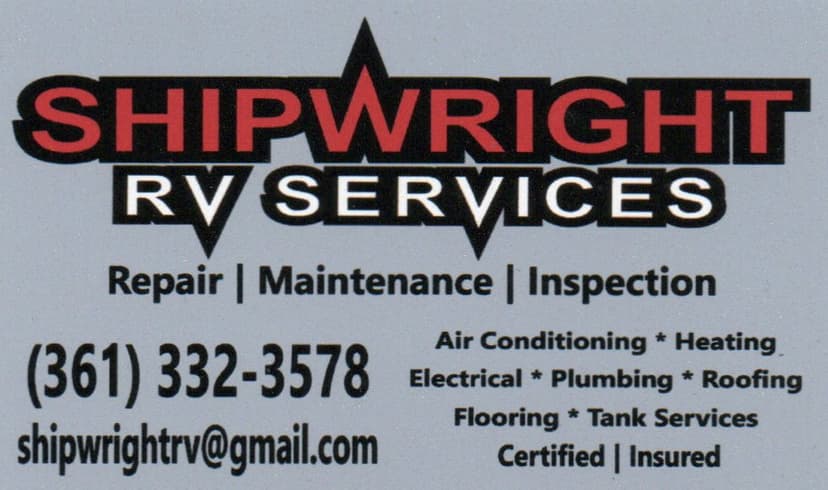 Shipwright RV Services is a Certified RVTAA Technician serving Lubbock, TX and surrounding areas within 30 miles